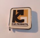Vintage Kar Products 6 Ft Advertising Metal Tape Measure