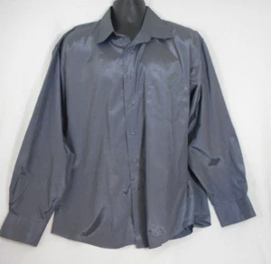 Italo Mondo Gray Men's Dress Shirt Size 17 34/35 - Picture 1 of 1