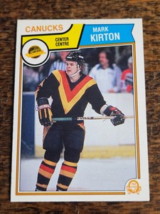 1983-84 O-PEE-CHEE NHL HOCKEY #352 MARK KIRTON VANCOUVER CANUCKS