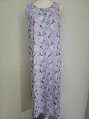 Camisón sin mangas JACLYN INTIMATES NUEVO CON ETIQUETAS para mujer talla LG tela elástica  Foto 1 de 4