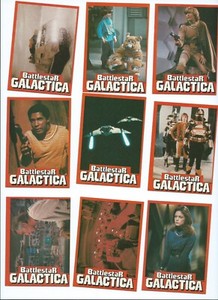 BATTLESTAR GALACTICA -- Complete 36 cars set -- Wonder BREAD issue -- SCARCE