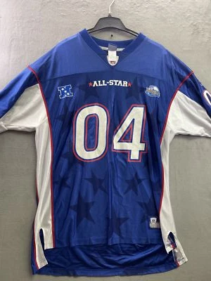 Винтажная футболка Reebok 2004 NFL NFC Pro bowl Hawaii blue aloha стадион экранированная L - Изображение 1 из 4