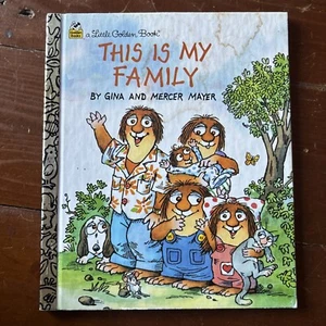 THIS IS MY FAMILY Little Golden Book Gina and Mercer Mayer 1992 New York VGC - Picture 1 of 6