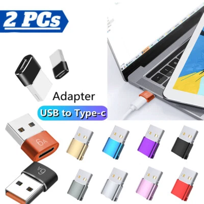 2X Usb C 3.1 Tipo C Da Femmina A Usb 3.0 Tipo -Adattatore Harbor Usb ♡ - Immagine 1 di 4