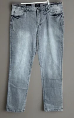 NEW Ben Sherman Lunar Stretch Slim Fit Straight Leg Gray Denim Jeans 38x32 - Image 1 of 4
