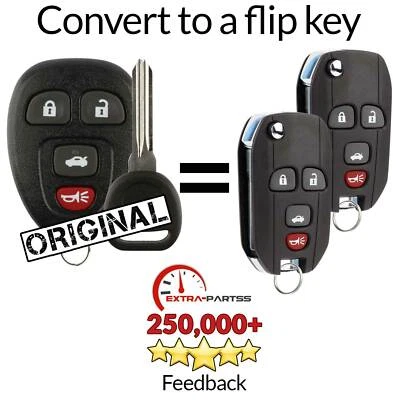 2 For 2007 2008 2009 Pontiac Solstice Keyless Remote Car Fob Transmitter + Key - Image 1 of 4