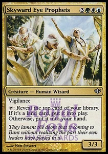 Skyward Eye Prophets 2x FOIL CON MTG Conflux Uncommon MINT green white blue - Picture 1 of 1