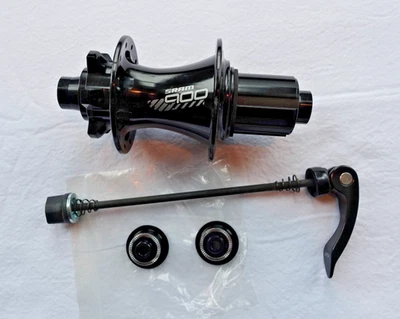 900 - SRAM 900 Rear Hub - QR x 135mm/12 x 142mm, 6-Bolt, HG 11 Road, Black, 24H - Image 1 of 4