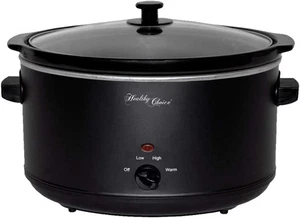 Healthy Choice Non Stick Slow Cooker 8L Large Ceramic Lid Multicooker Keep Warm - Picture 1 of 7