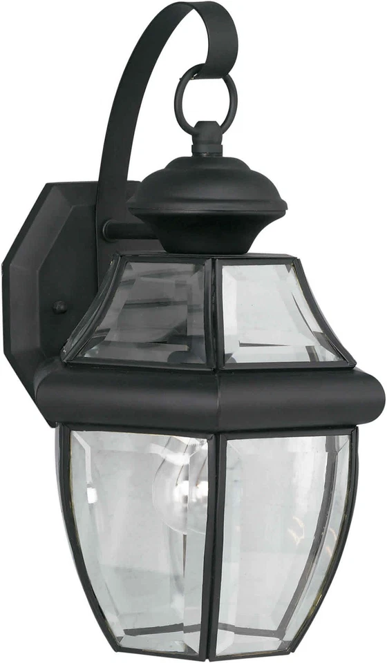 Forte Lighting 1201-01 Outdoor Wall Sconce - Black - Image 1 of 1