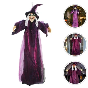 Witch Hanging Ghost Decorations Animated Halloween Outdoor Scary - Picture 1 of 12