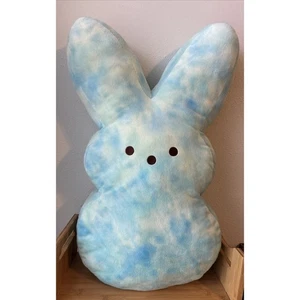 Peeps 24 Zoll Jumbo XL Batik blau weiß Kaninchen Stofftier Plüsch EUC - Bild 1 von 8