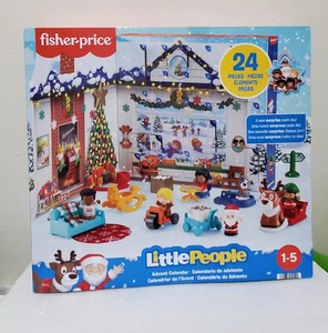 Fisher-Price Little People Advent Calendar 24 Pieces Holiday Playset Christmas - Picture 1 of 7