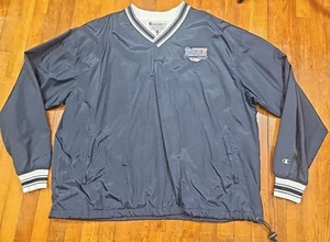 Champion 2XL NCAA 2004 Men's College World Series Omaha Blue Windbreaker EUC  - Picture 1 of 11