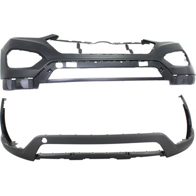 CAPA Juego de 2 Fundas de Parachoques Fascias Frontal Superior HY1000199C, HY1015103C Par Foto 1 de 4