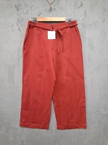 Great Plains London linen blend trousers size 14 orange BNWT - Picture 1 of 9