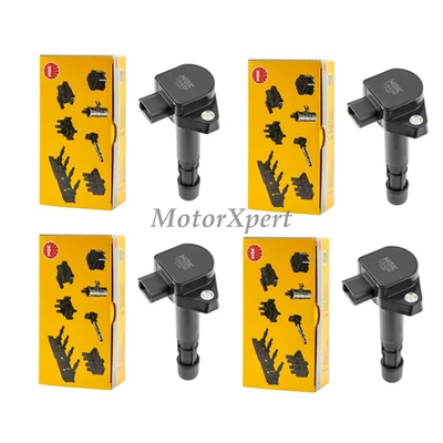 Bobina de encendido 30520PGKA01 4 piezas OEM NGK para Honda Civic Acura EL 2001-2005 1,7 L Foto 1 de 4