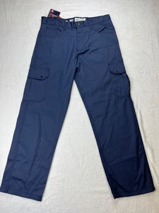 NWT LAPCO FR Mens Fire Resistant Cargo Pants (35x28.5) Blue Utility Workwear New - Picture 1 of 8