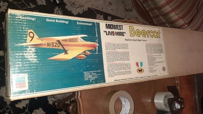 Midwest Beercat R/C  Balsa Model Airplane Kit   47" WS   FIBER COWL - Image 1 of 2