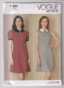 1822 VOGUE - VESTIDO Imperio Pointed - Talla 8/10/12/14/16 - Imagen 1 de 2