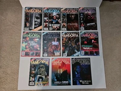 Fangoria Vol 2 11 Issue lot 1-3 & 5-12 Issue 1 Has Poster - Image 1 of 4