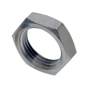 Vernickelte Messing Sicherungsmutter mit BSP Parallelgewinde 1/8"" - 1"" Sicherungsmutter 489 - Bild 1 von 2