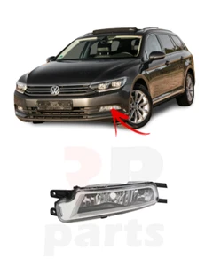 FÜR VW PASSAT B8 2014 - 2018 NEU STOßSTANGE VORNE NEBELSCHEINWERFER LAMPE LINKS N/S  - Bild 1 von 2