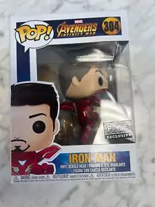 Funko Pop! Vinilo: Marvel - Iron Man (sin máscara) - FYE (exclusivo) #304 FN81324 - Imagen 1 de 7