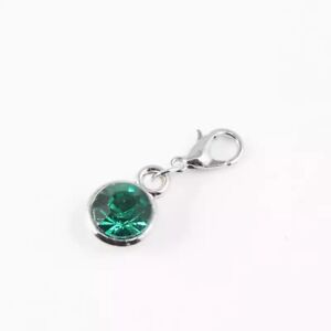 Clip-on Birthstone Dangle Charm for Bracelet Necklace Zipper BUY 2 GET 1 FREE