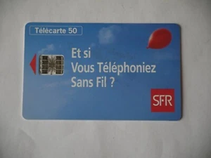 TÉLÉCARTE PUBLIQUE SFR ENTOURAGE BLANC  1995 - Picture 1 of 2