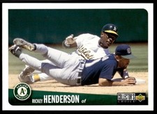 1996 Collector's Choice Baseball Rickey Henderson Oakland Athletics #240