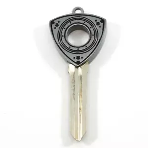 ROTOR KEY BLANK FITS: 1983-1987 SILVER - MAZDA RX-7 FB GS GSL GSL-SE 12A 13B - Picture 1 of 8