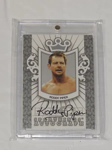 2009 WWE WWF Sports Kings Auto Autogrammkarte Roddy Piper kostenloser Versand - Bild 1 von 2
