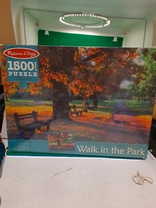 Melissa & Doug 1500 Piece Puzzle “Walk in the Park  33"x24" New Sealed - Picture 1 of 2