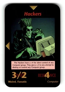 Hackers Card Base Set INWO Illuminati New World Order Game - Picture 1 of 4