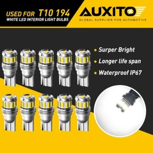 AUXITO T10 168 194 Bombillas LED interiores de matrícula sin errores 6500K 10 piezas - Imagen 1 de 8
