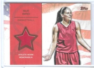 RARE 2012 TOPPS OLYMPIC ~ SUE BIRD BRONZE RELIC CARD /75 ~ UCONN ~ WNBA LEGEND - Picture 1 of 2