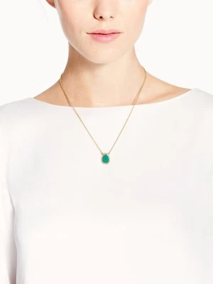 NWT Kate Spade New York teal green Balloon Bouquet Mini Pendant Necklace aqua - Image 1 of 4