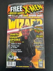 WIZARD The Guide to Comics #99 DARTH MAUL cvr FREE X-Men Movie Guide 11/99 - Picture 1 of 2