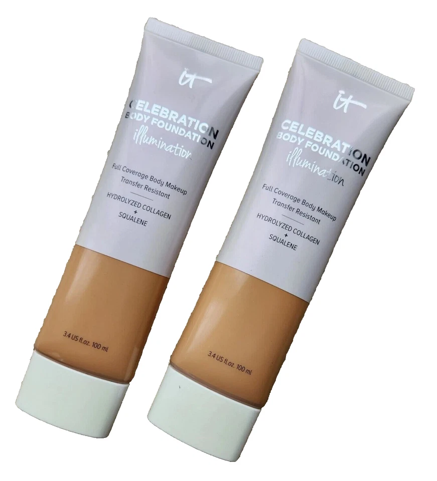 2 IT Cosmetics Celebration Body Foundation illumination in Medium 3.4 fl oz each - Image 1 of 1