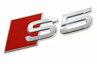 LETRAS S5 OEM AUDI A5 TUNING EMBLEMA PORTÓN TRASERO VARIANTE "S" CROMO ESPAÑA 24