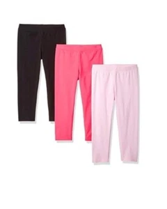Girl's size Medium Amazon Essentials 3pack Capri Leggings - Picture 1 of 5