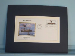 Great Steamboats of History - "The Experiment" & First Day Cover of its Stamp - Imagen 1 de 1