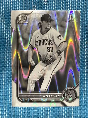 2022 Bowman Draft #BDC-191 Dylan Ray Chrome Lava Refractor - Image 1 of 2