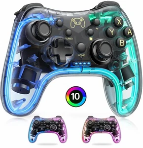 Wireless Pro For Nintendo Switch/Lite/OLED,Windows PC,iOS,Android Controller NEW - Afbeelding 1 van 14