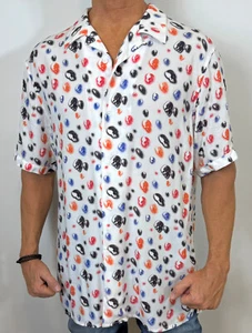 mens - ELEVENPARIS shirt - XL - GRAPHIC PATTERN - SKULLS - Viscose - Multicolor - Picture 1 of 1