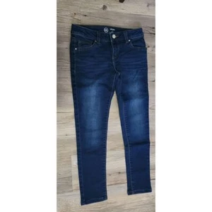 Wonder Nation Kids Dark Blue Skinny Jeans Classic Denim Pants Size 8 - Picture 1 of 7