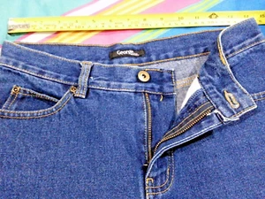 Juniors Niñas GEORGE Pantalones Vaqueros Vaqueras Corte Talla 6 X 28 Calce Suelto Denim Azul - Imagen 1 de 9