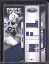 Dwight Freeney 2011 Panini Certified Fabric of the Game Prime Patch 8/25