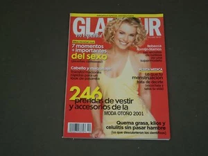 2001 SEPTEMBER GLAMOUR (SPANISH) MAGAZINE - REBECCA ROMIJN-STAMOS COVER - B 4021 - Picture 1 of 2